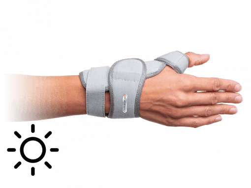 De Quervain orthosis for daytime use