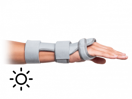 Universal working splint for wrist and carpal tunnel syndrome – daytime use